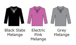 Cowl Neck Colour Chart